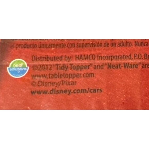 Neat Solutions Tidy Topper 2012 Disney/Pixar Cars Name Tag Stickers 18 Count HTF - Picture 6 of 6